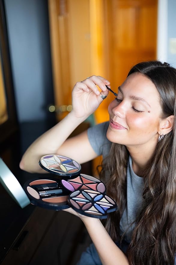 All in One BR 48 Makeup Color Kit # 0265 with 37 Eye Shadows, 5 Blushers, 1 Lipgloss, 1 Mascara, 1 Eye Pencil, 3 Pressed Powder - Create Stunning Looks with Ease