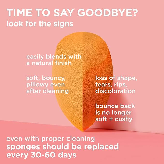 Real Techniques 5 Piece Everyday Essentials Makeup Brush Set, Includes 4 Brushes & Makeup Sponge, For Foundation, Blush, Bronzer, Contour, Eyeshadow, & Powder, Travel Gift Set, Cruelty-Free & Vegan