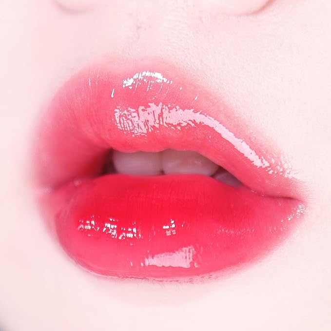 MQNY(MACQUEEN NEWYORK Dewy Water Glow Lip Tint 3.5g 9colors (#05 Icy Cherry, Cherry Red)