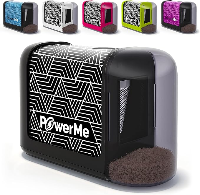 Electric Pencil Sharpener Battery Powered for Kids, School, Home, Office, Classroom, Artists Battery Operated Pencil Sharpener for Colored Pencils, Ideal for No. 2