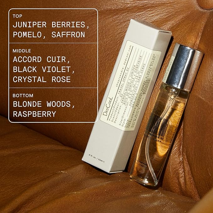 DedCool Eau de Parfum (03 Blonde - 0.5 fl oz) With Notes of Black Violet, Saffron, Perfume for Men and Women, Luxury Fragrance, Long Lasting, with Essential Oils, Non-Toxic, Vegan, Fragrance For All