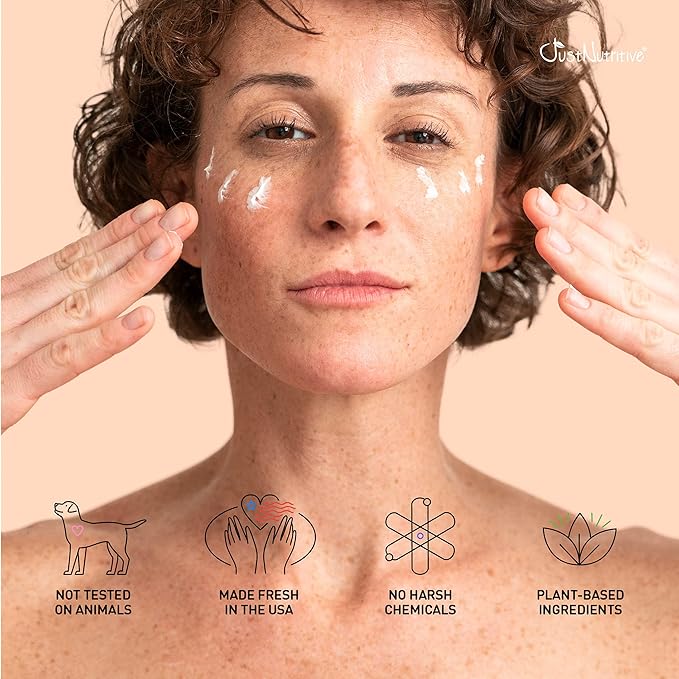 Just Nutritive Anti-Aging Day Facial Cream | Best Day Cream | Lasting Radiant Appearance | Leaves Skin Fresh Softens The Look of Fine Lines | Locks In Moisture 2oz