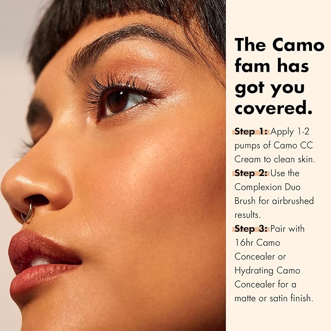e.l.f. Camo CC Cream, SPF 30 Color-Correcting Medium-To-Full Coverage Face Foundation, Delivers An Airbrushed Finish, Vegan & Cruelty-Free, Medium 370 N