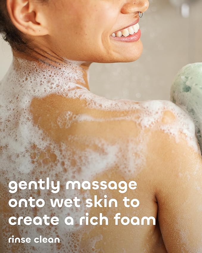 Seaweed Bath Co. Energize Body Wash, Grapefruit Orange Scent, 12 Ounce, Shower Gel for Men & Women, Vegan, Paraben Free, Sulfate Free, Cruelty Free