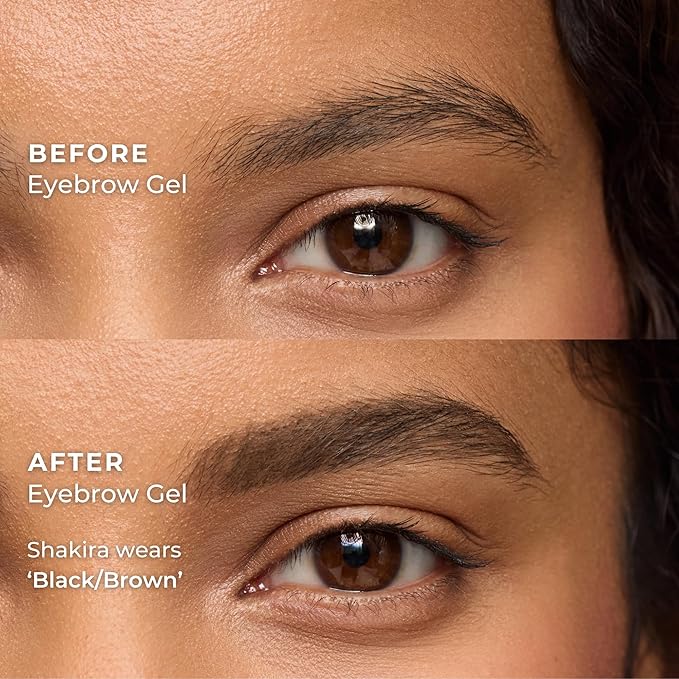 WUNDERBROW Eyebrow Gel, Waterproof, Smudgeproof, Long Lasting, Shade: Black/Brown, Vegan and Cruelty-Free