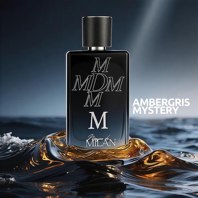 Men's Cologne Premium Fragrance Spray 100ml - Eau De Parfum - Long Lasting Sophisticated Scent for Daily Wear Inspired by Luxury Perfume(M for Men)