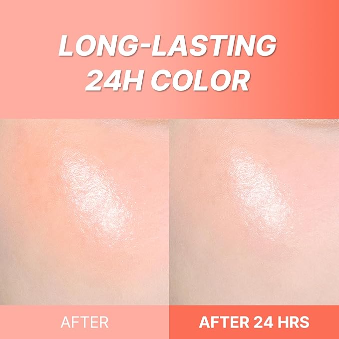 TOUCH IN SOL In My Heart Stick Blush (#Sunset Coral) - Cream Blush Stick for Korean Makeup, Lip & Cheek Multi-Use, Blendable Milk Blusher for Dewy Glow, Kbeauty (0.21 Oz)