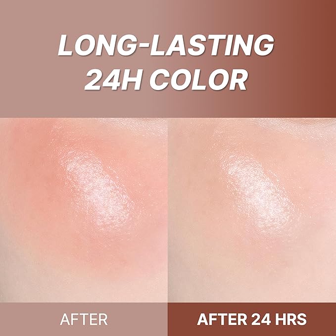 TOUCH IN SOL In My Heart Stick Blush (#Reddish brick) - Cream Blush Stick for Korean Makeup, Lip, Cheek & Shading Multi-Use, Blendable Milk Blusher for Dewy Glow, Kbeauty (0.21 Oz)