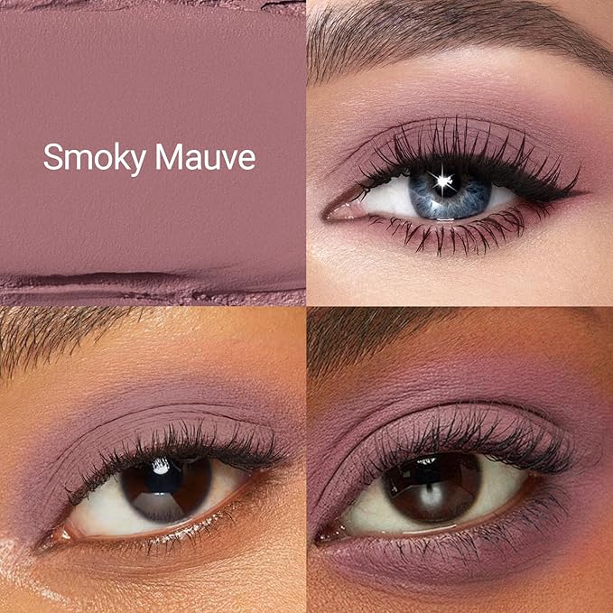 Erinde Smoky Mauve Eyeshadow Stick, Waterproof Nude Matte Eye Shadow Sticks, Cream Eye Shadow Pencil Crayon, Buildable & Blendable Long-Lasting Eyeshadow for Older Women, Vegan & Cruelty-Free, 105