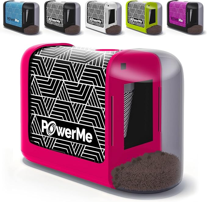 Electric Pencil Sharpener - Pencil Sharpener Battery Powered for Kids, School, Home, Office, Classroom, Artists – Battery Operated Pencil Sharpener For Colored Pencils, Ideal For No. 2 (Pink)