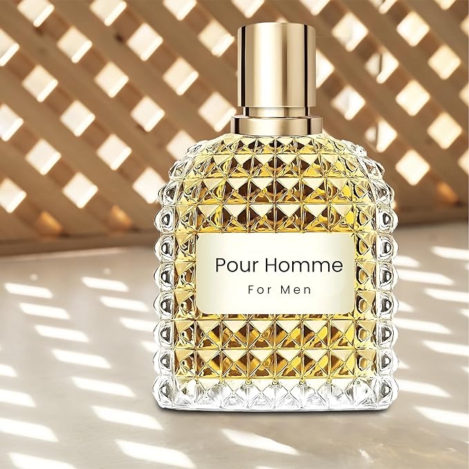 Men's Cologne Gift Set Include Valentine Milano,Valentine,Choco Musk & Invincible - 3.4 Fl Oz Each | Vanilla Bourbon, Leather & Amber Floral Fragrance | Luxury Eau de Toilette Quartet