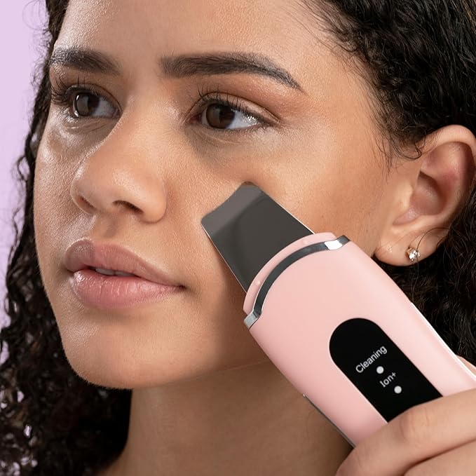 Spa Sciences - LELA - 4-in-1 Facial Spatula for Deep Cleansing, Pore Extraction, Serum Infusion, Anti-Aging and Contouring