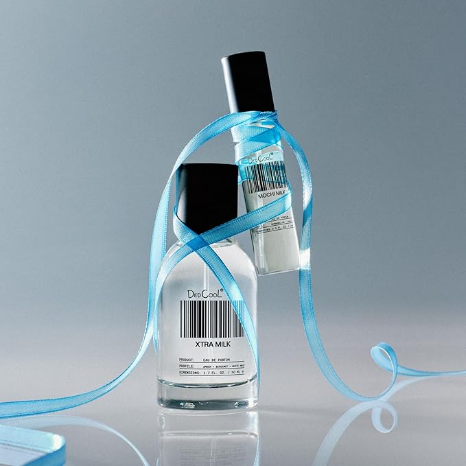 DedCool Eau de Parfum | Xtra Milk | Genderless Luxury Fragrance | Bergamot, White Musk & Amber | Non-Toxic, Vegan | Long Lasting Perfume for Men & Women | Clean, Sophisticated Aroma | 15 mL