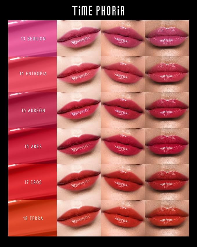 STELLAR DUST LIP STAIN-Long Lasting, Waterproof and Transferproof Lip Tint, Glossy Finish Lip Gloss, Lightweight Lipstick, High Coverage, Stocking Stuffers For Teen Girls (06 NEROSE)