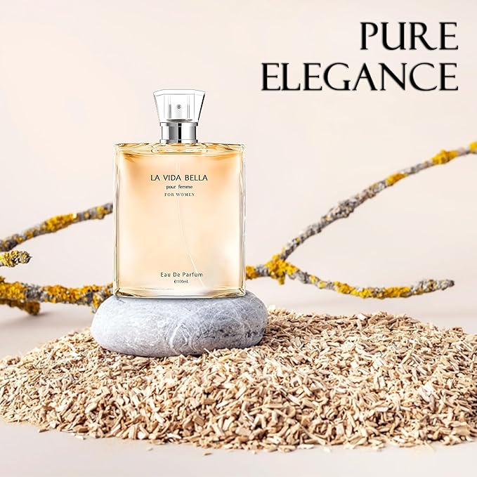 Women Perfume 2PCS Combo La Vida Bella/KA Eau De Parfum Long Lasting Fragrance 3.4 Fl Oz Spray Each for Daily Used