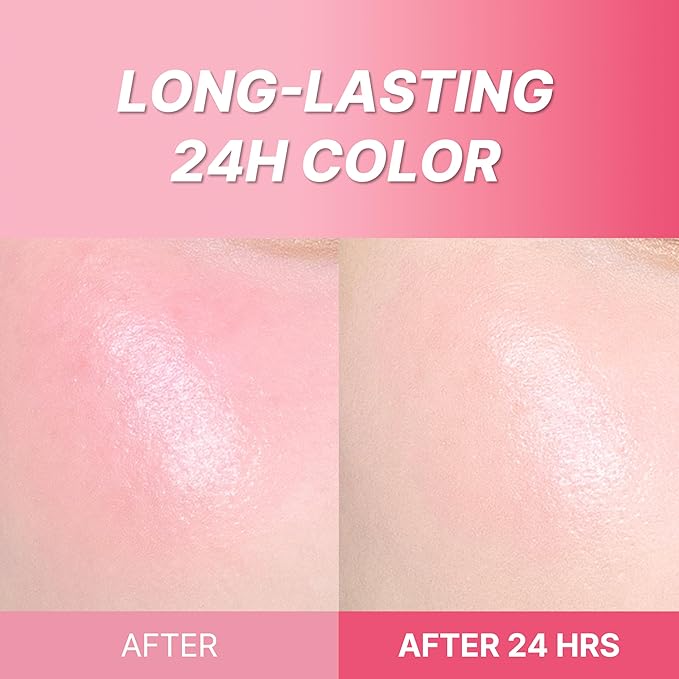 TOUCH IN SOL In My Heart Stick Blush (#Punch Pink) - Pink Cream Blush Stick for Korean Makeup, Lip & Cheek Multi-Use, Blendable Milk Blusher for Dewy Glow, Kbeauty (0.21 Oz)