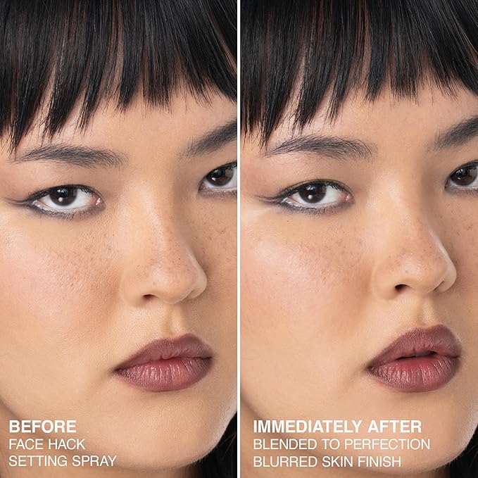 Freck Beauty FACE HACK Blur + Bond Setting Spray, Multi-Purpose Spray that Blends, Blurs and Bonds Makeup, Locks your look In All Day, Perfect for Mid Day Refresh, 3.38 oz