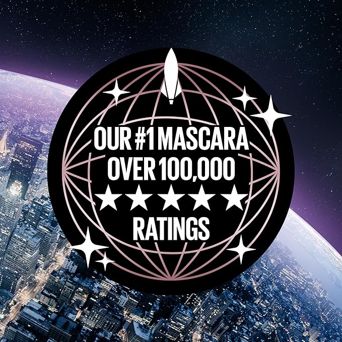 Maybelline Lash Sensational Sky High Waterproof Mascara Makeup, Volumizing, Lengthening, Defining, Curling, Multiplying, Buildable Formula, Very Black, 1 Count